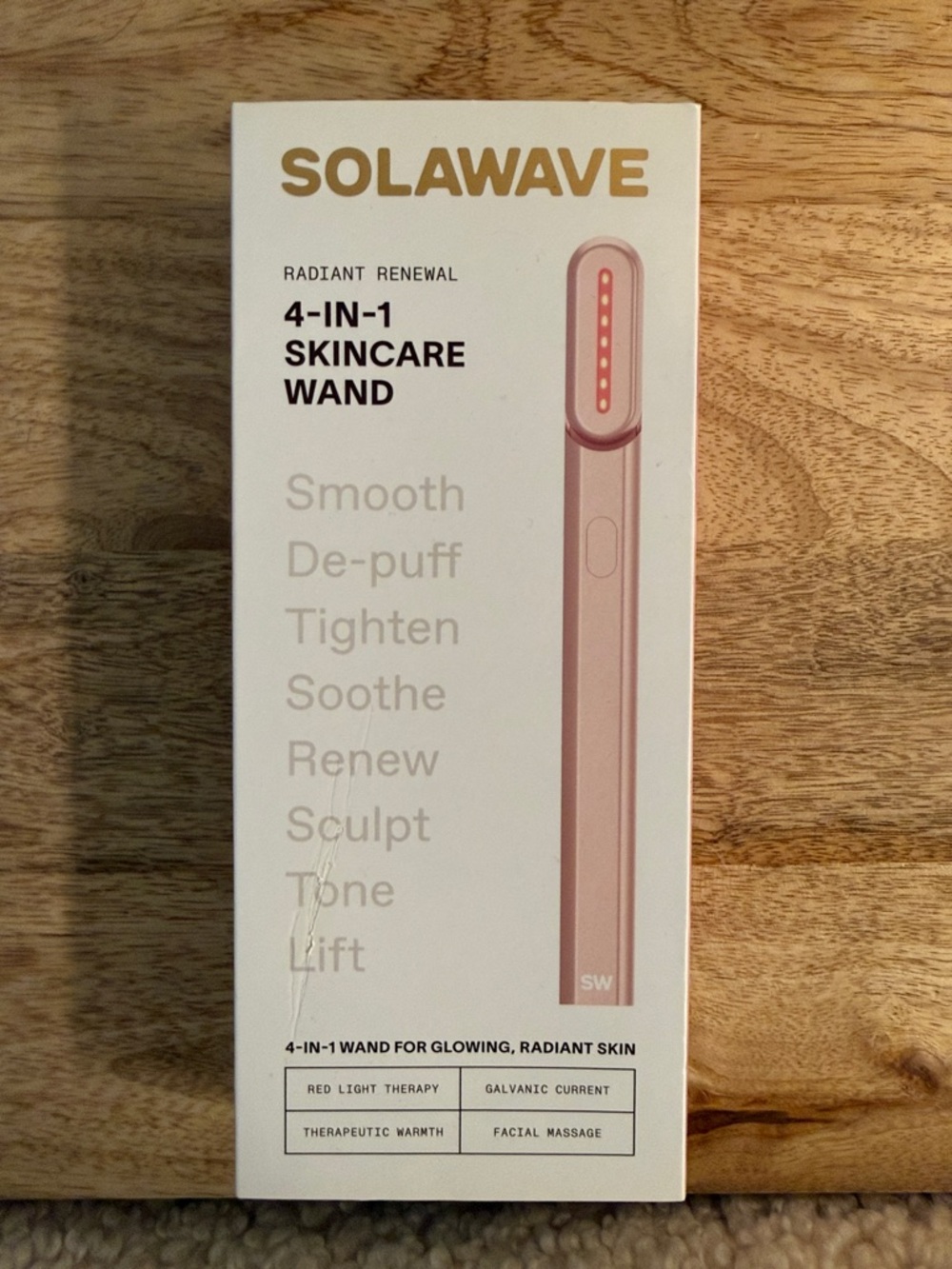 Solawave 4-in-1 Skincare Wand — Pink Radiant Renewal